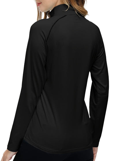 Dames Sportshirt Lange Mouwen Trainingsshirt Nadira