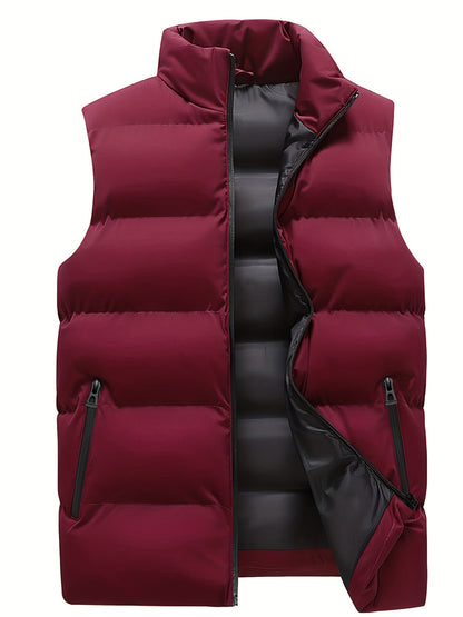 Gaspare | Comodo gilet con zip