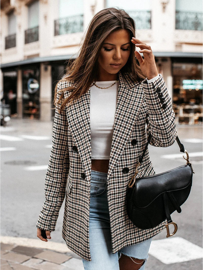 Cora Blazer Klassiek Stijlvol Design - Mode Vibes