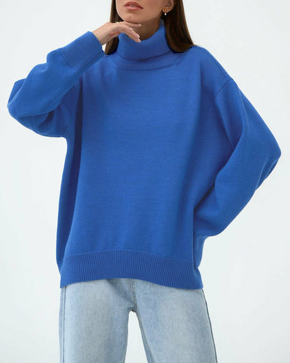 Elegante Oversized Dames Coltrui van Katoen – Perfect voor Casual Dagen