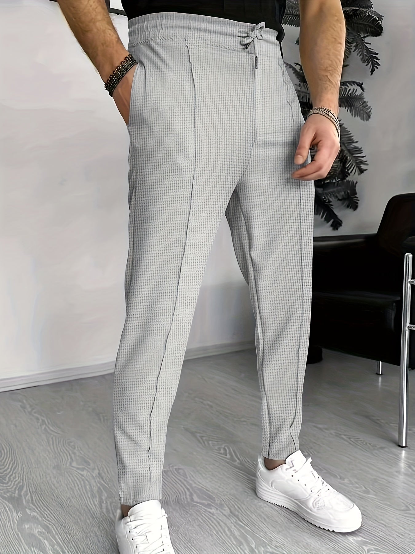 Heren Chino Broek Slim Fit Kwaliteit Stof