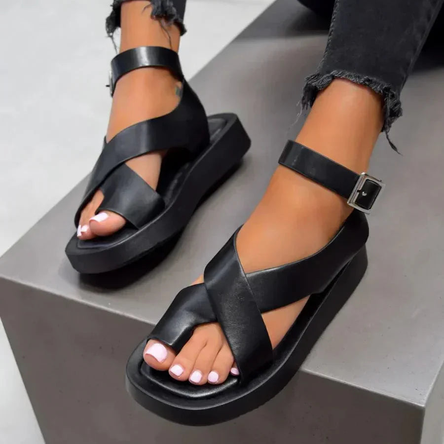 Dames Casual Sandalen Comfortabele Pasvorm - Mode Vibes
