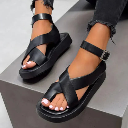 Dames Casual Sandalen Comfortabele Pasvorm - Mode Vibes
