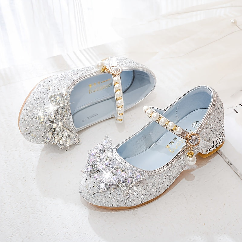 Glitterschoen voor Meisjes met Pailletten en Parels Comfortabel
