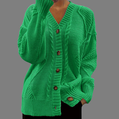 Dames Gebreide Vest met Kabels Stijlvol Eleganter Rexan