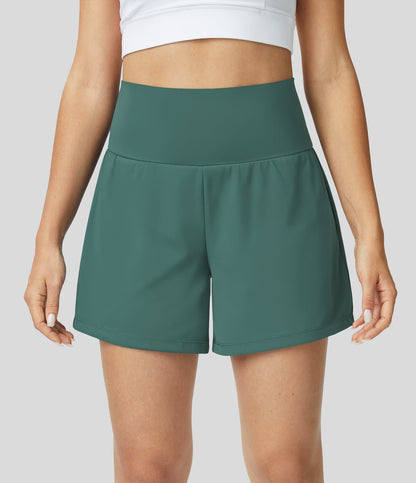 Dames Fitnessshorts High Waist Ademend Sneldrogend – Mirabella