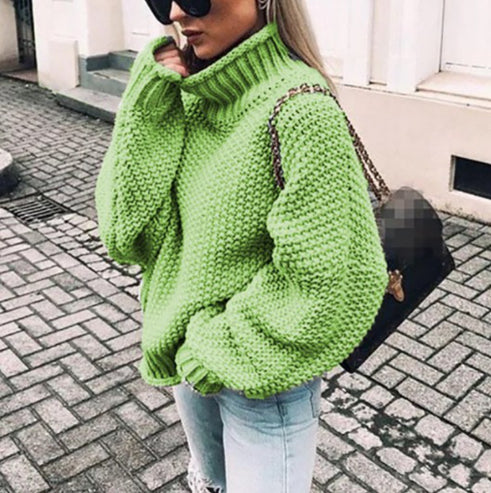 Dames Oversized Coltrui Grof Breiwerk Trendy Modieus