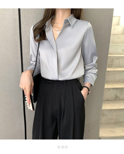 Dames Blouse Elegante Stijlvolle Korte Mouw