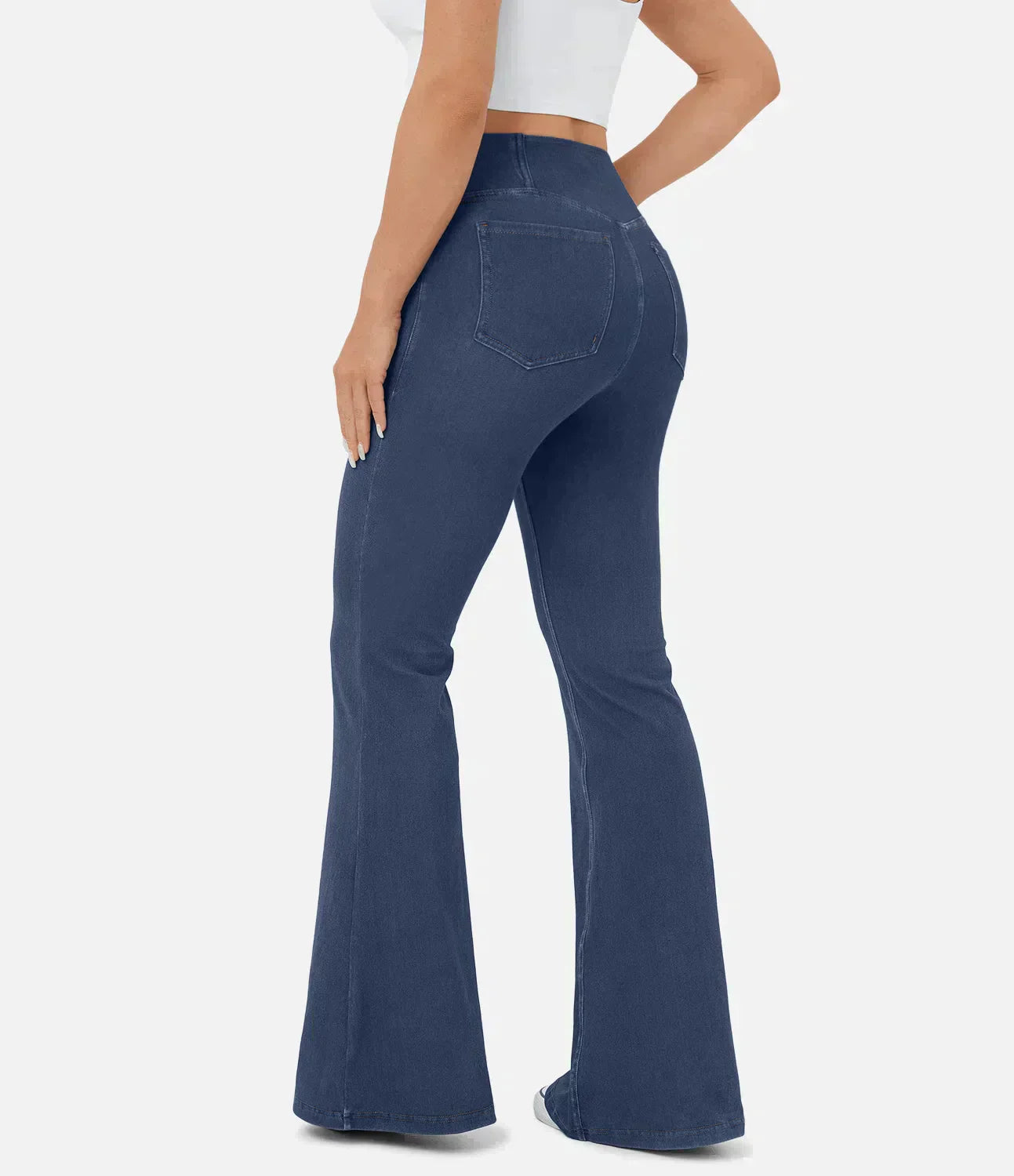 Dames Jeans Bootcut Rode Stijlvolle Broek