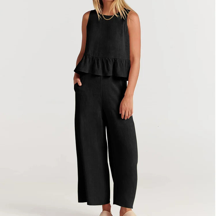 Vrouwelijke Tweedelige Set Kleding Collectie