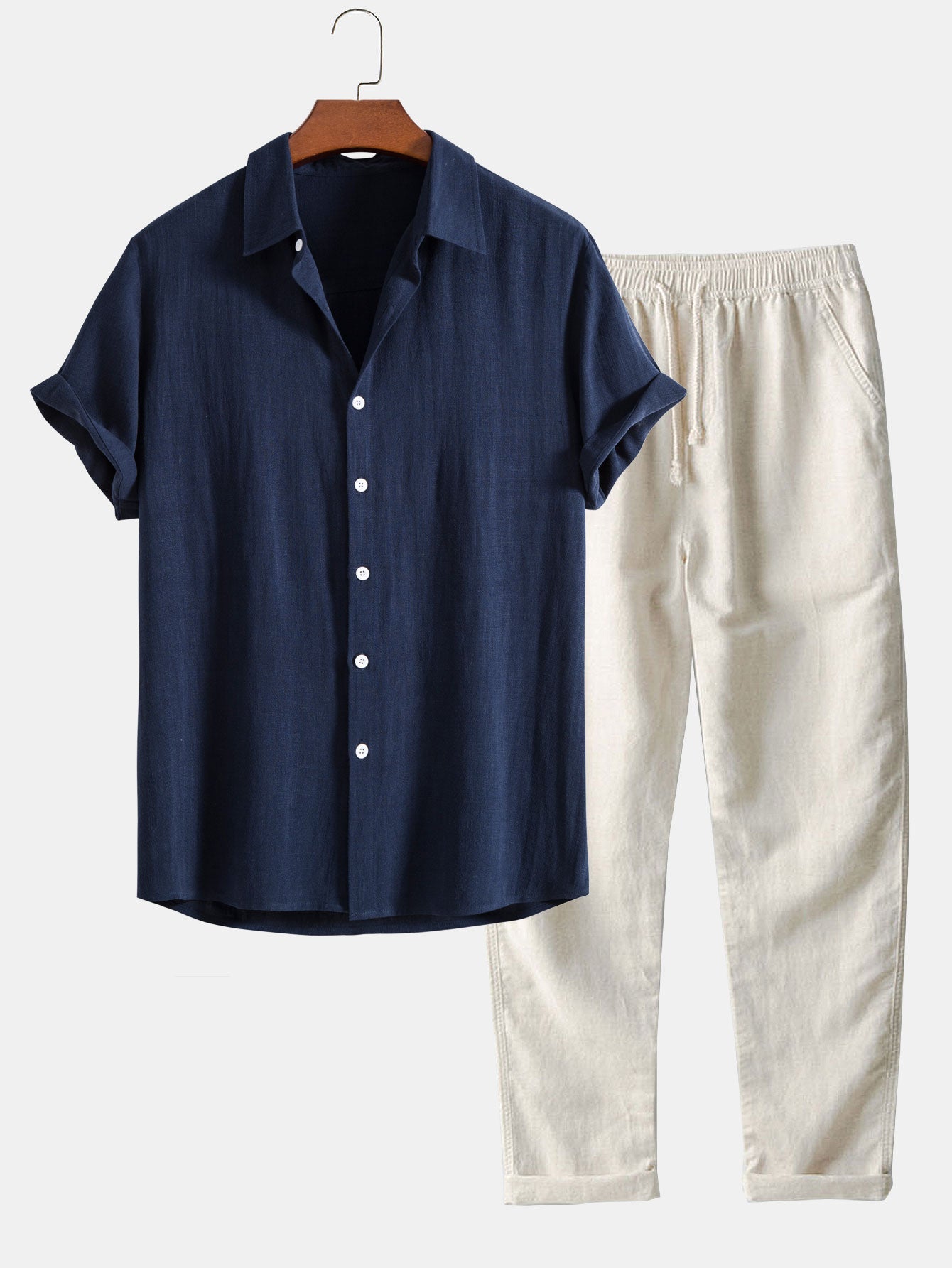 Heren Zomerset Lichte Katoen Broek - Mode Vibes