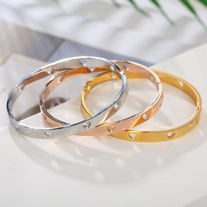 Dames Armband RVS Roestvrij Staal met Hart Motief