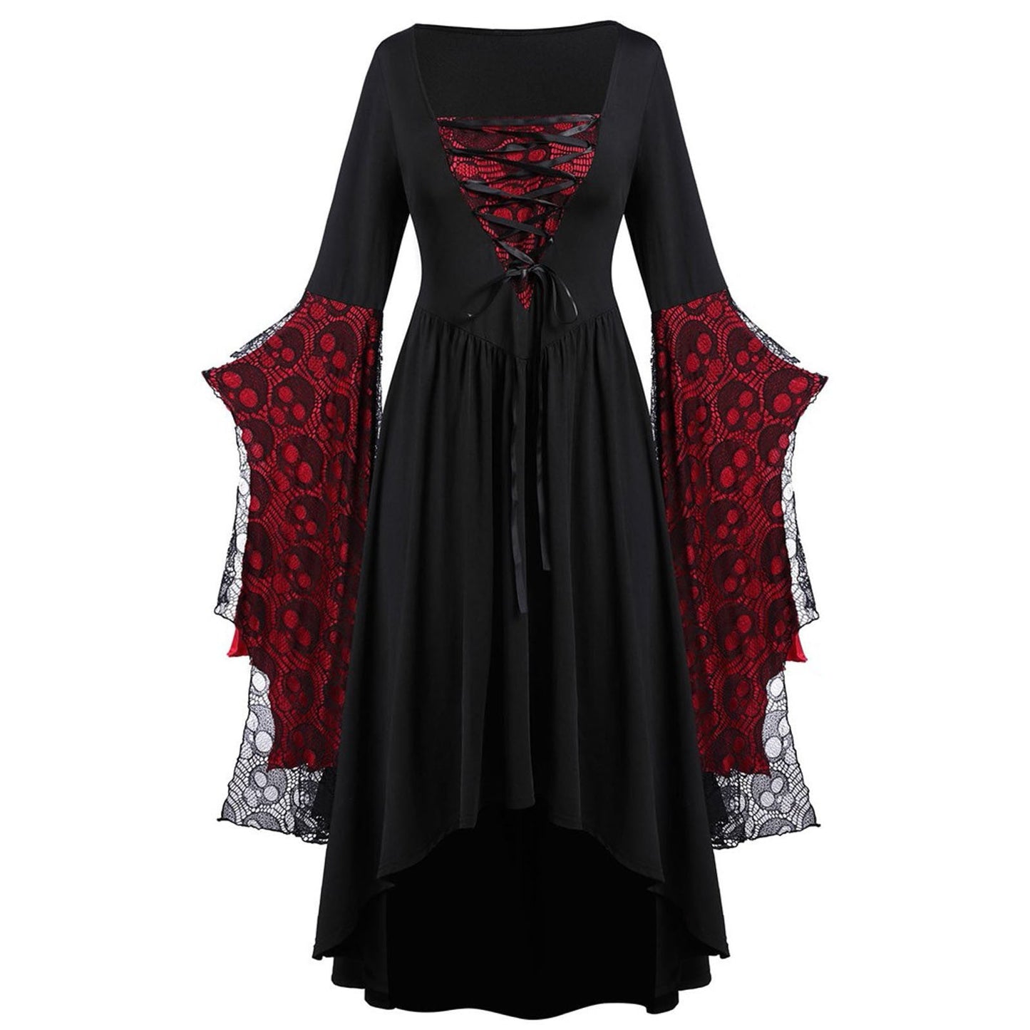 Dames Maxi Jurk met Kant Elegant Lang
