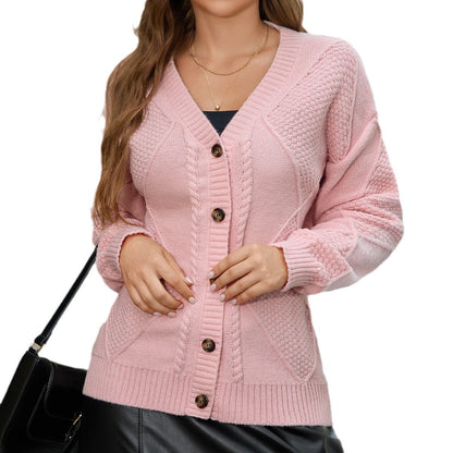 Dames Gebreide Vest met Kabels Stijlvol Eleganter Rexan
