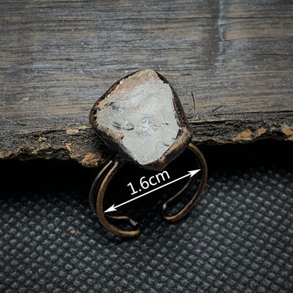 Natuurlijke Geboortesteen Ring Selina Zilver Kleur