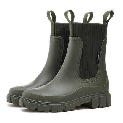Dames Regenlaarzen Waterdicht Antislip Zool Estelle