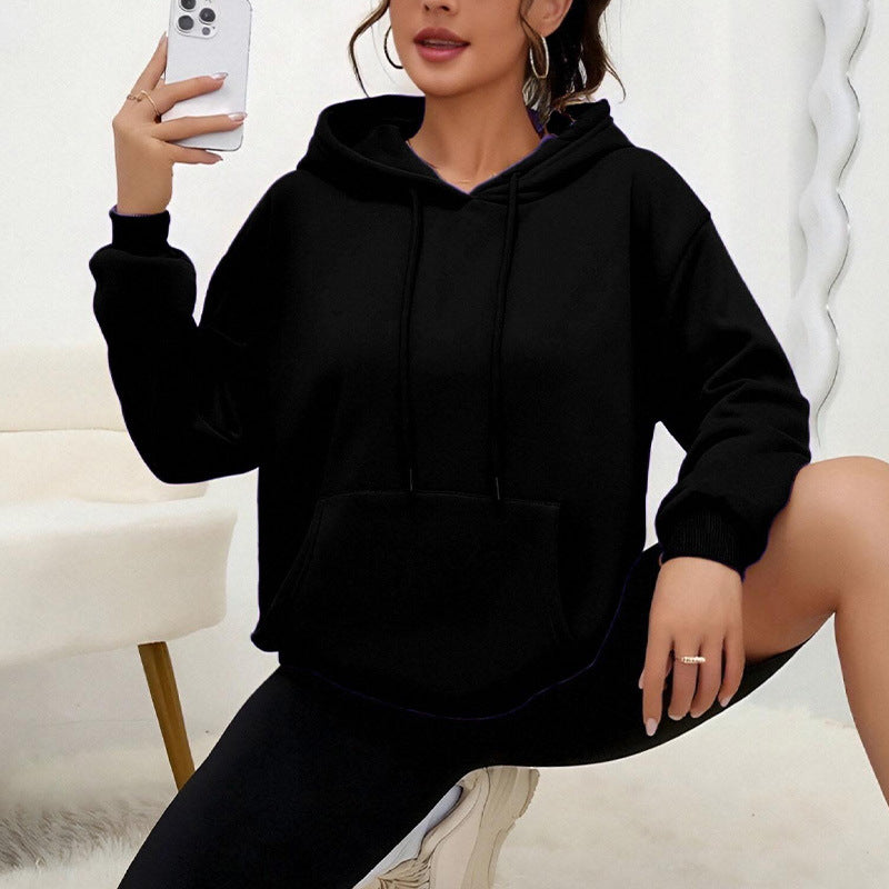 Dames Oversized Hoodie met Kangoeroezak Casual Basic
