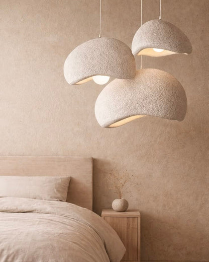 Design hanglamp wabi-sabi stijl zachte organische vorm - Mode Vibes
