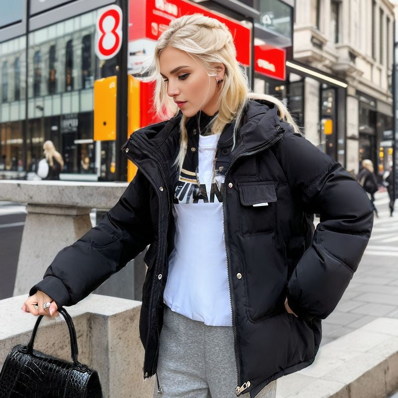 Dames Pufferjas Warm en Gewatteerd met Capuchon en Trendy Zaken
