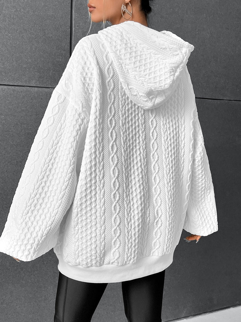 Oversized Hoodie Elegante Damestrui