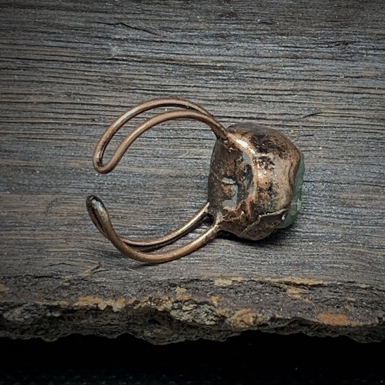 Natuurlijke Geboortesteen Ring Selina Zilver Kleur