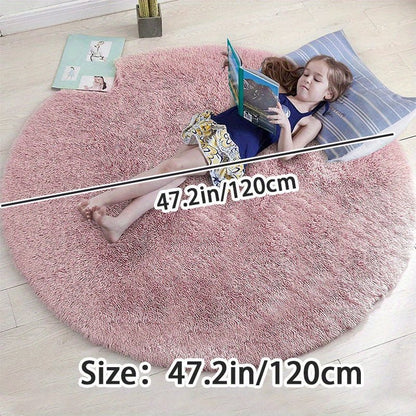 Rond Plush Vloerkleed Zacht en Zachtaardig Clouda