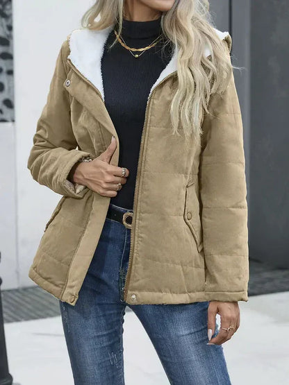 Eleonora | Cappotto elegante con cappuccio