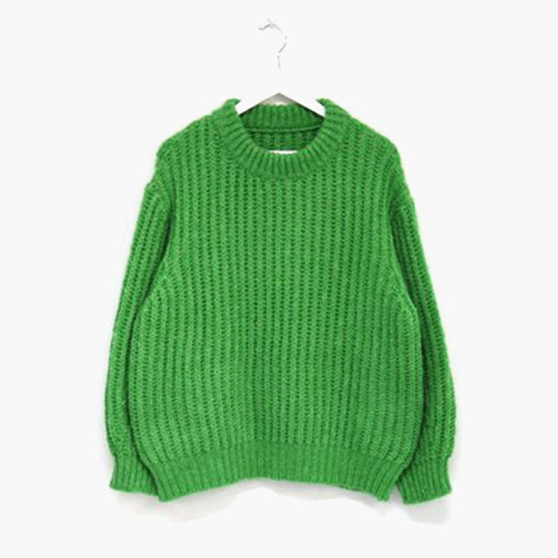 Dames Grof Gebreide Oversized Trui Trendy Modieus