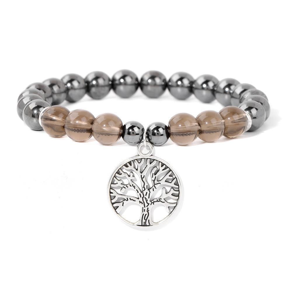 Natuurlijke Kristal Armband Levensboom Mila