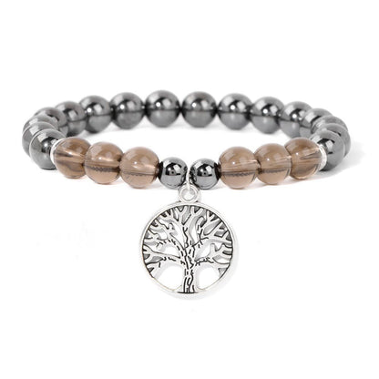 Natuurlijke Kristal Armband Levensboom Mila
