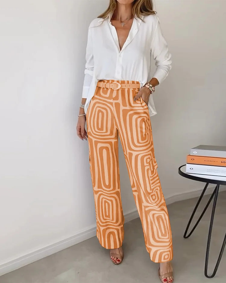 Dames Set Losse en Broek Comfortabele Pasvorm