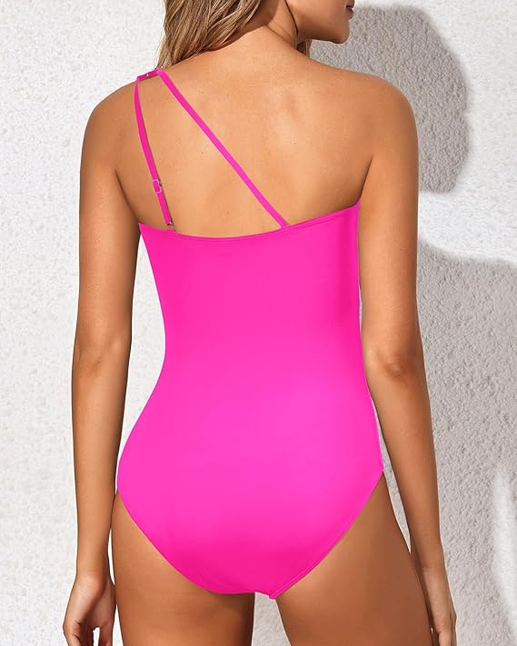Dames Badpak Een Schouder Asymmetrisch