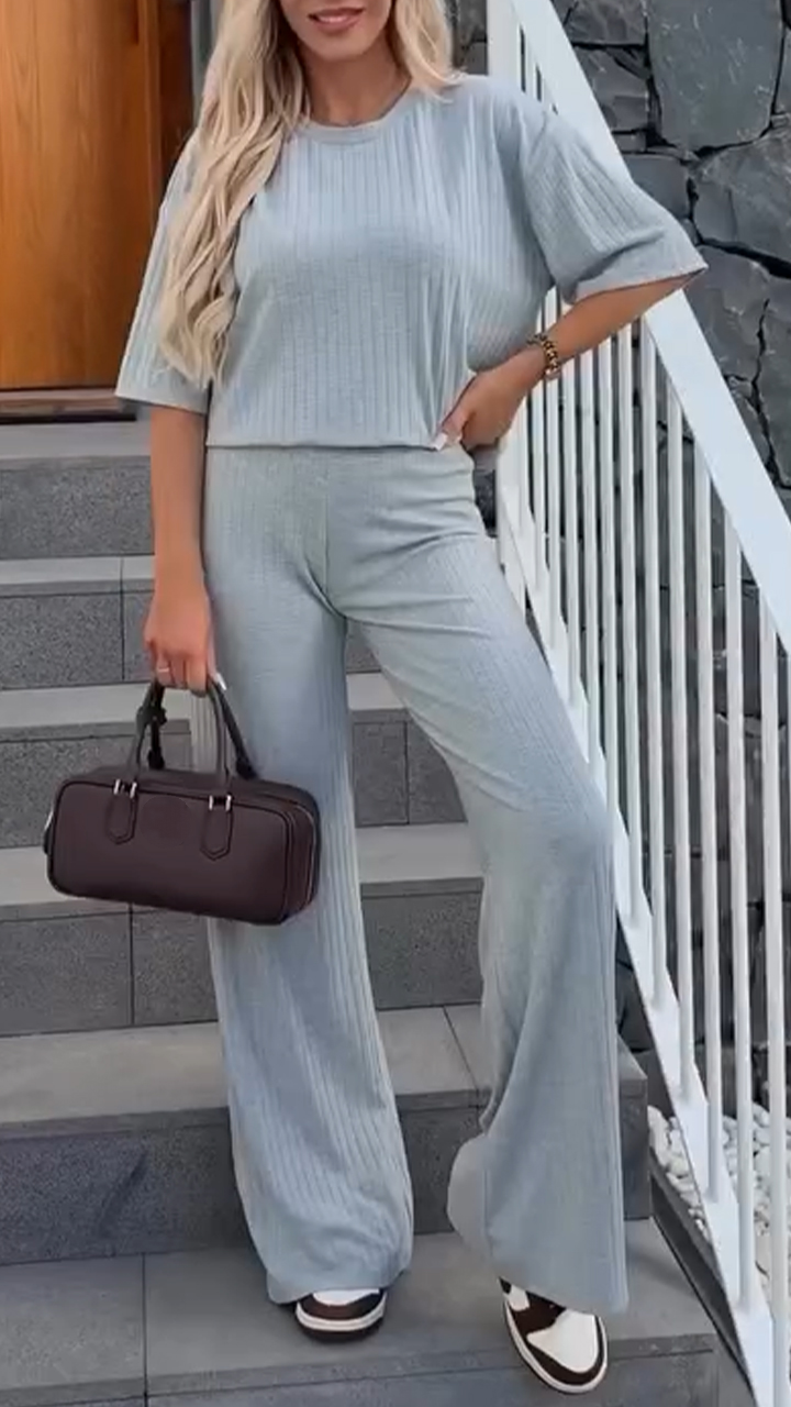 Lounge Set Tweedelig Zacht voor Vrouw