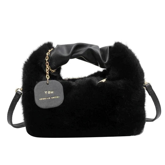 Dames Faux Fur Schoudertas Kunstbont