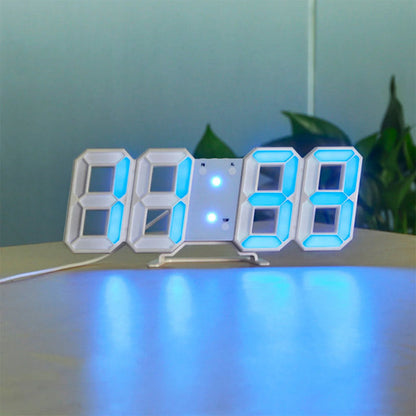 Wandklok LED 3D Dimbaar Modern Design Timora