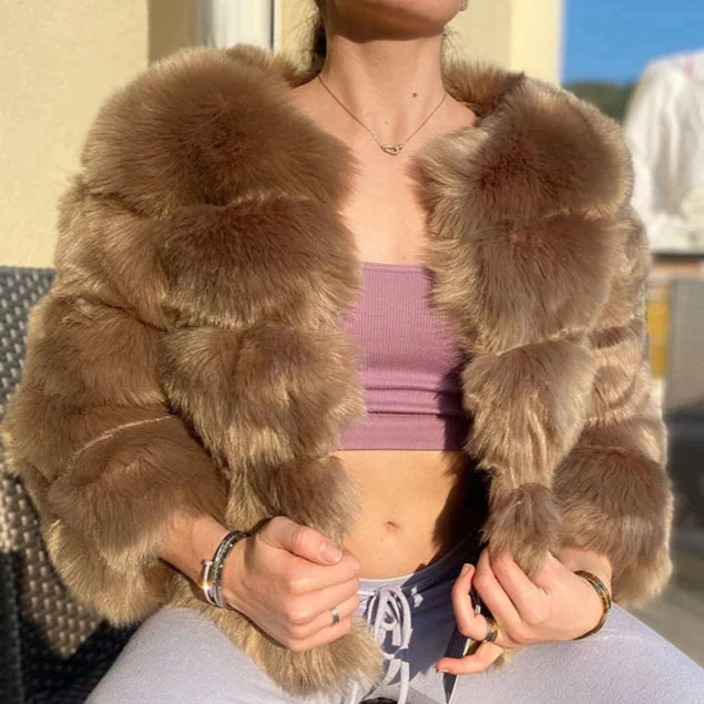 Bontjas Elegante Luxe Colleen Stijl