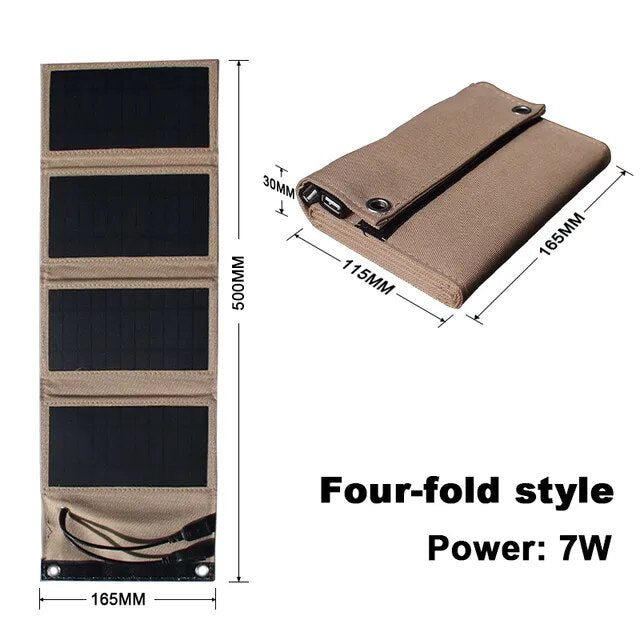 Opvouwbare Zonnepaneel Powerbank Solar Oplader