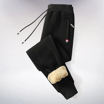 Zachte Fleece Joggingbroek Recht Model Warm - Mode Vibes