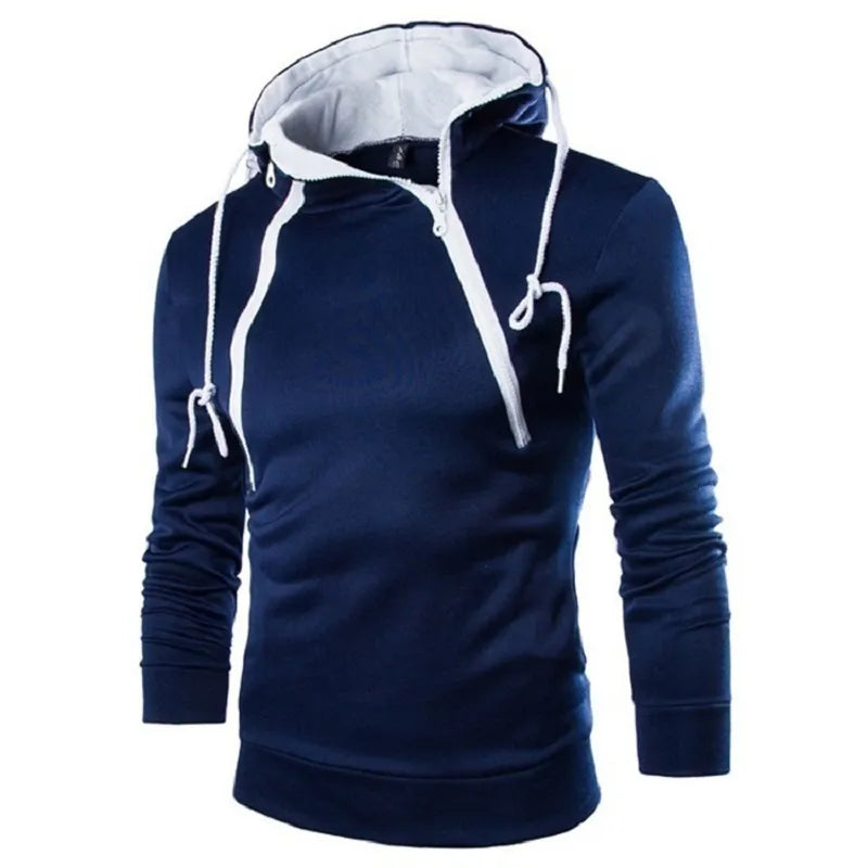 Soft Sweatshirt Hoodie met Hoge Hals voor Heren en Dames