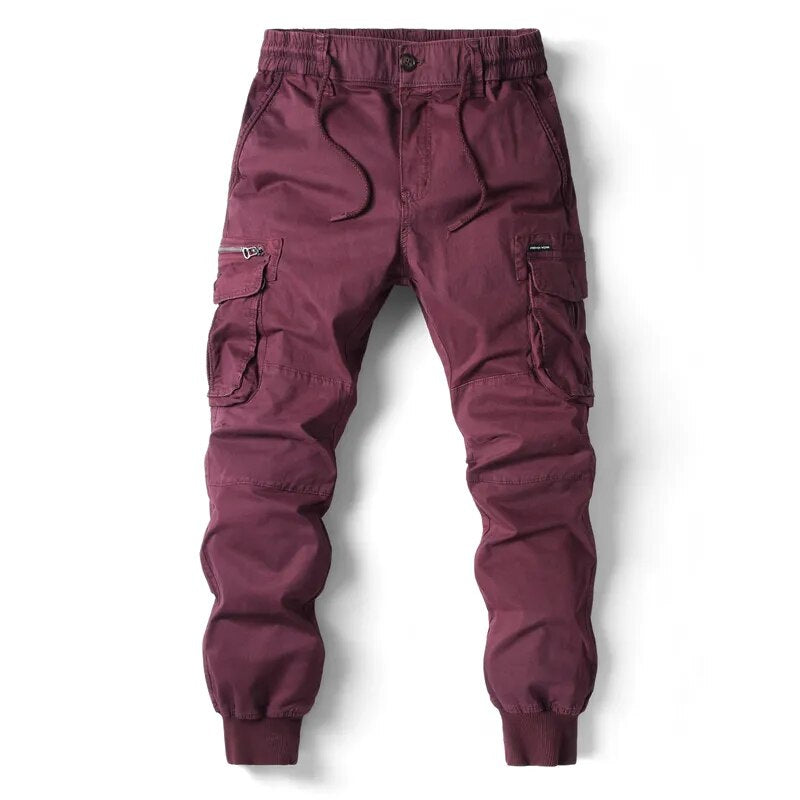 Comfortabele Cargo Joggingsbroek voor Dagelijks Gebruik - Mode Vibes