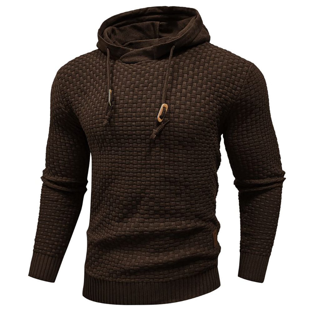 Mannen Hoodie Phantom Zwart Sportief