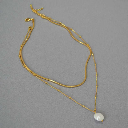 Parelketting Barok Stijl Isaline Zilverkleurig