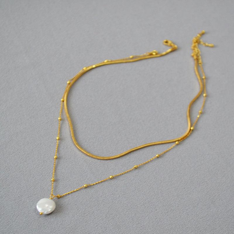 Parelketting Barok Stijl Isaline Zilverkleurig