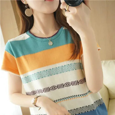 SunnyStyle Katoenen T-shirt
