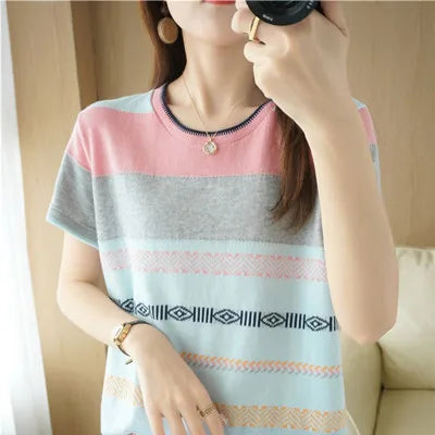 SunnyStyle Katoenen T-shirt