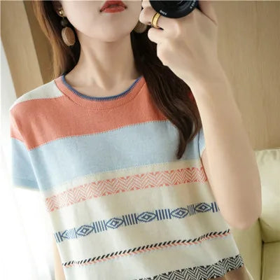 SunnyStyle Katoenen T-shirt
