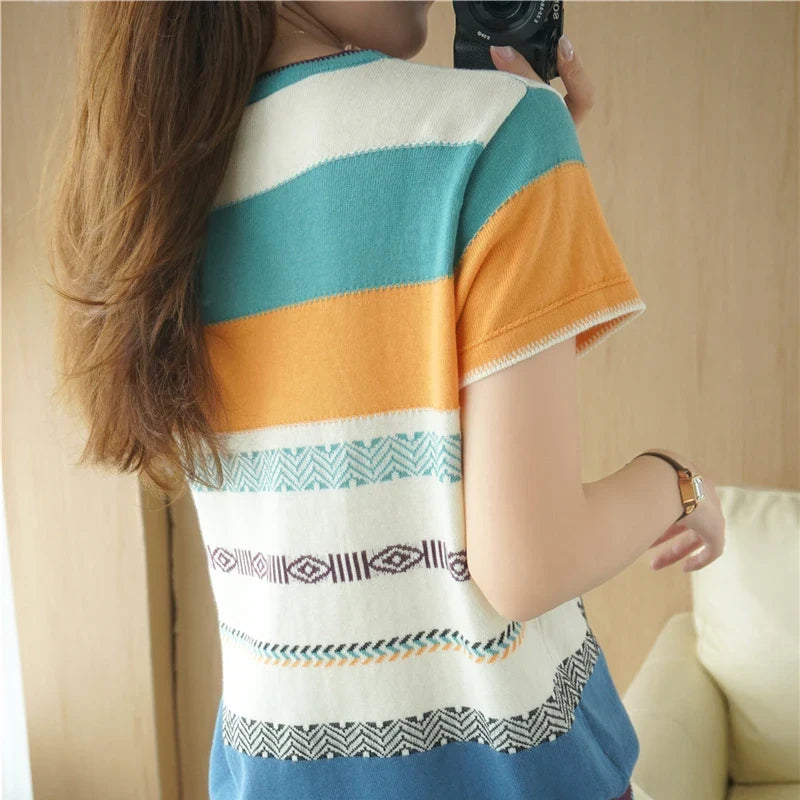 SunnyStyle Katoenen T-shirt