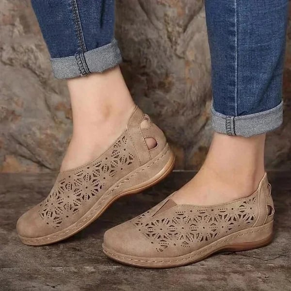 Dameschoenen met Elastische Veters en Gaten - Mode Vibes