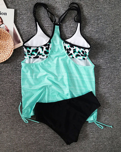 Dames Tankini Polyester Comfortabele Pasvorm