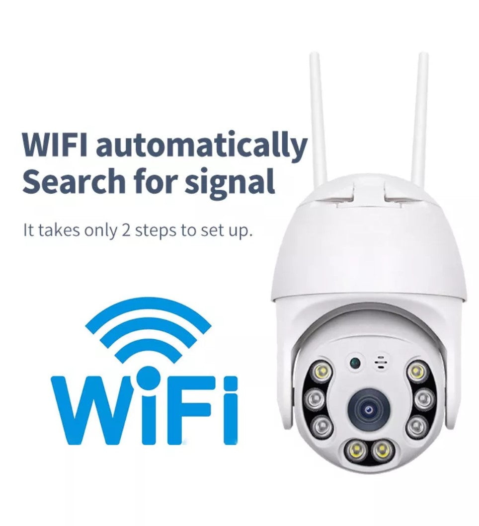 Draadloze Beveiligingscamera met WiFi en Nachtzicht